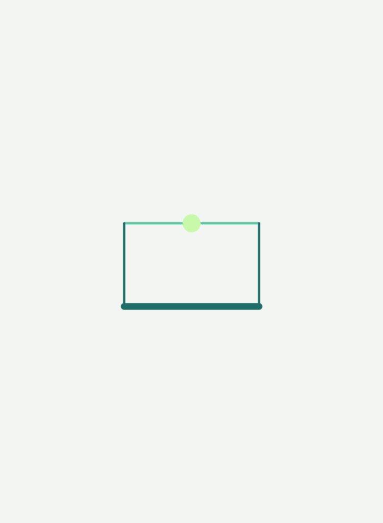 Reltic VDC scenario icon: thin contingency, line graphic of a narrow buffer above a cost baseline